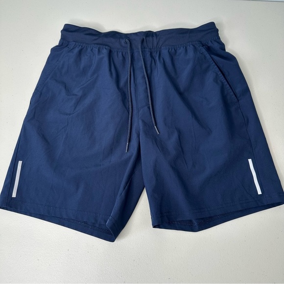 Jockey Athletic Shorts Pull on Navy Blue Size M - Picture 1 of 8